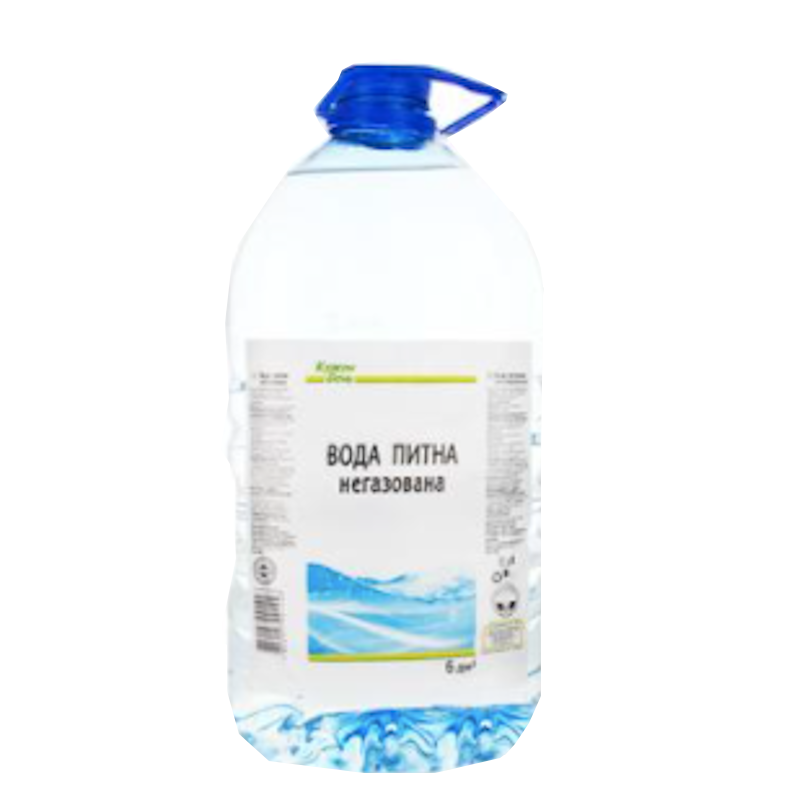 Вода питна КОЖЕН ДЕНЬ, негазована, 6л